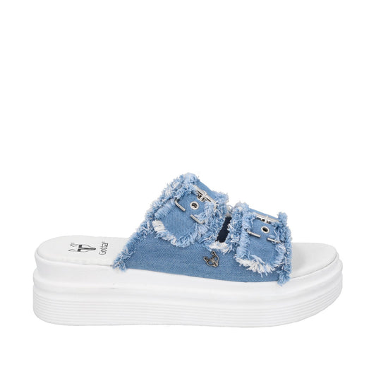 Sandalia Denim Mujer 43014