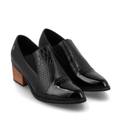 Zapato Tacón Negro Mujer 33731