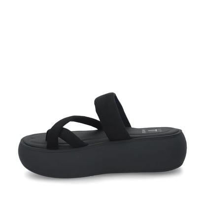 Sandalia Negra Mujer 43031