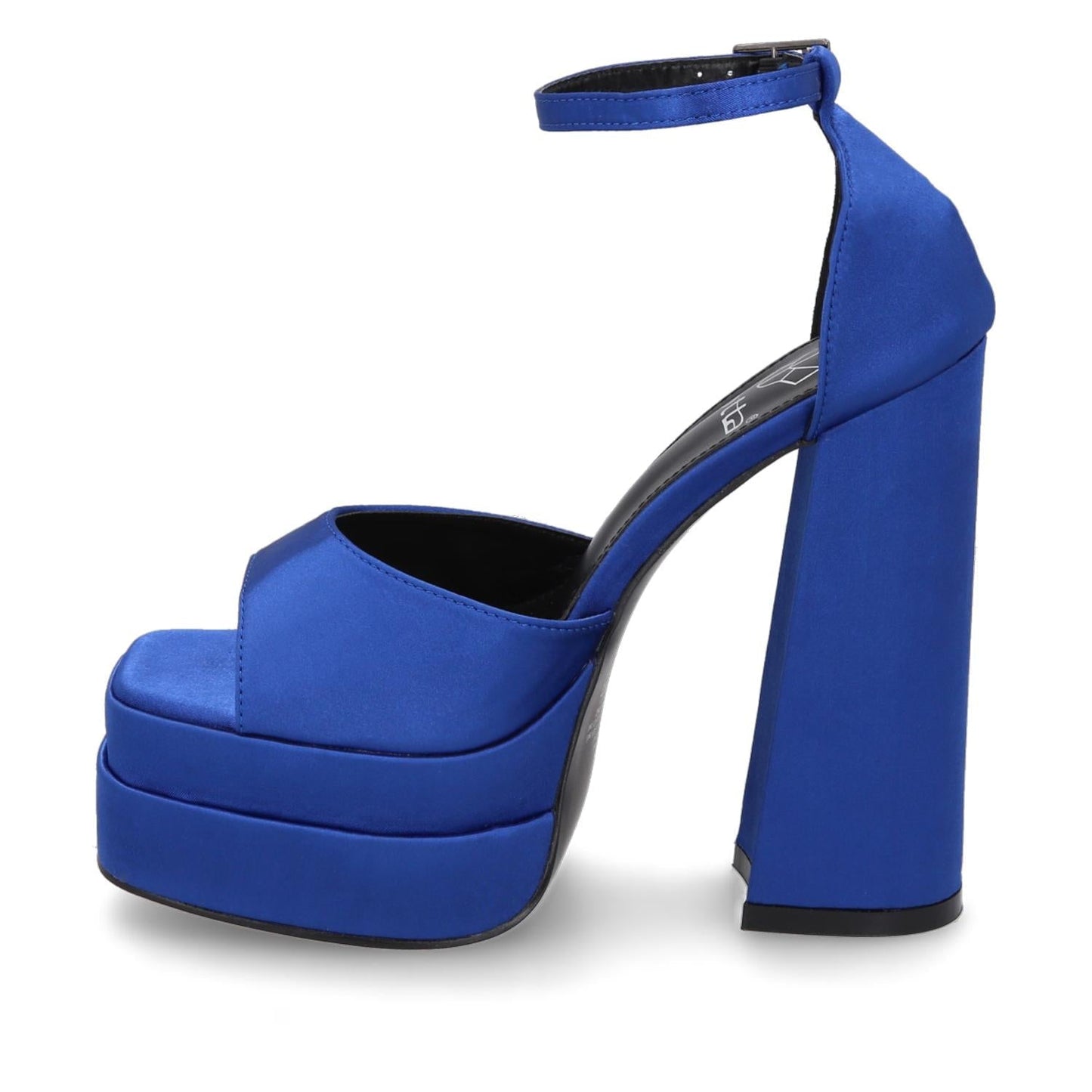 Sandalia Plataforma Azul Mujer 25911