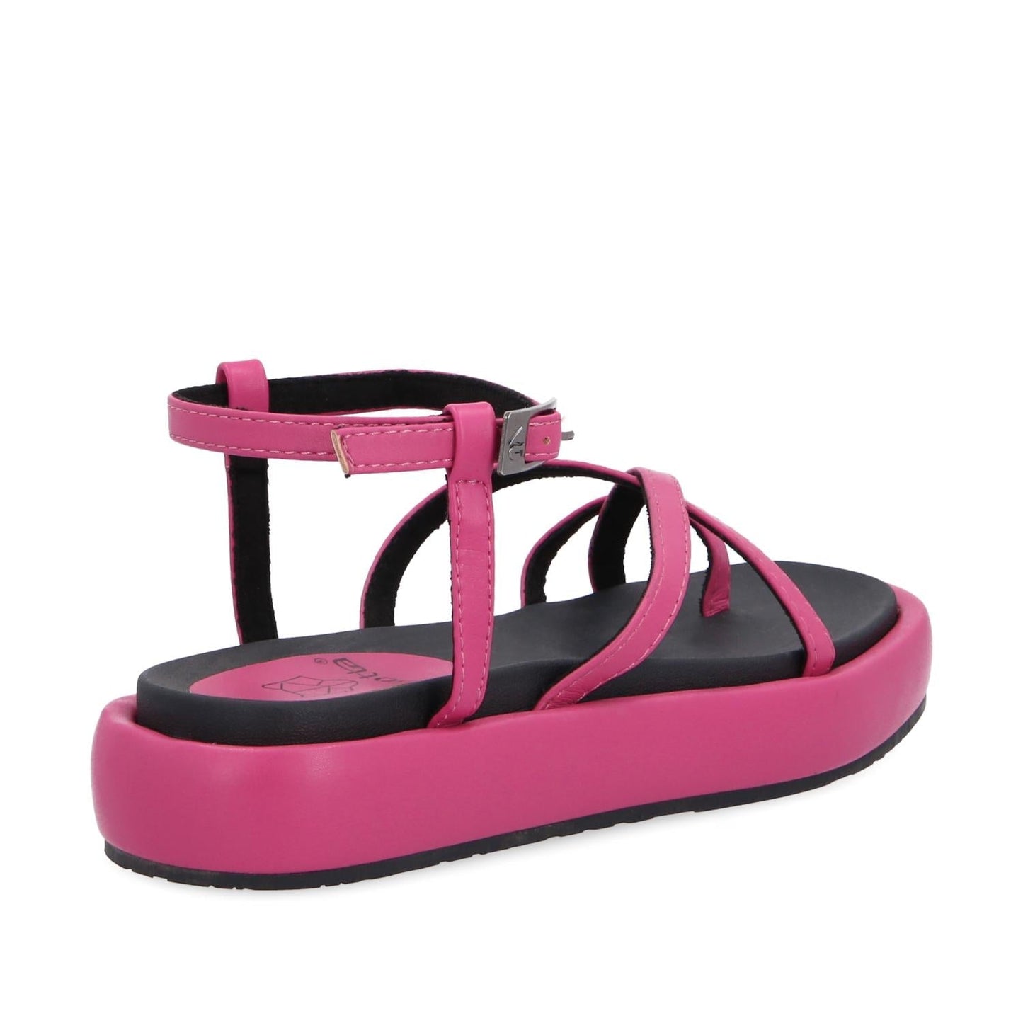 Sandalia Plana Fucsia Mujer 35210