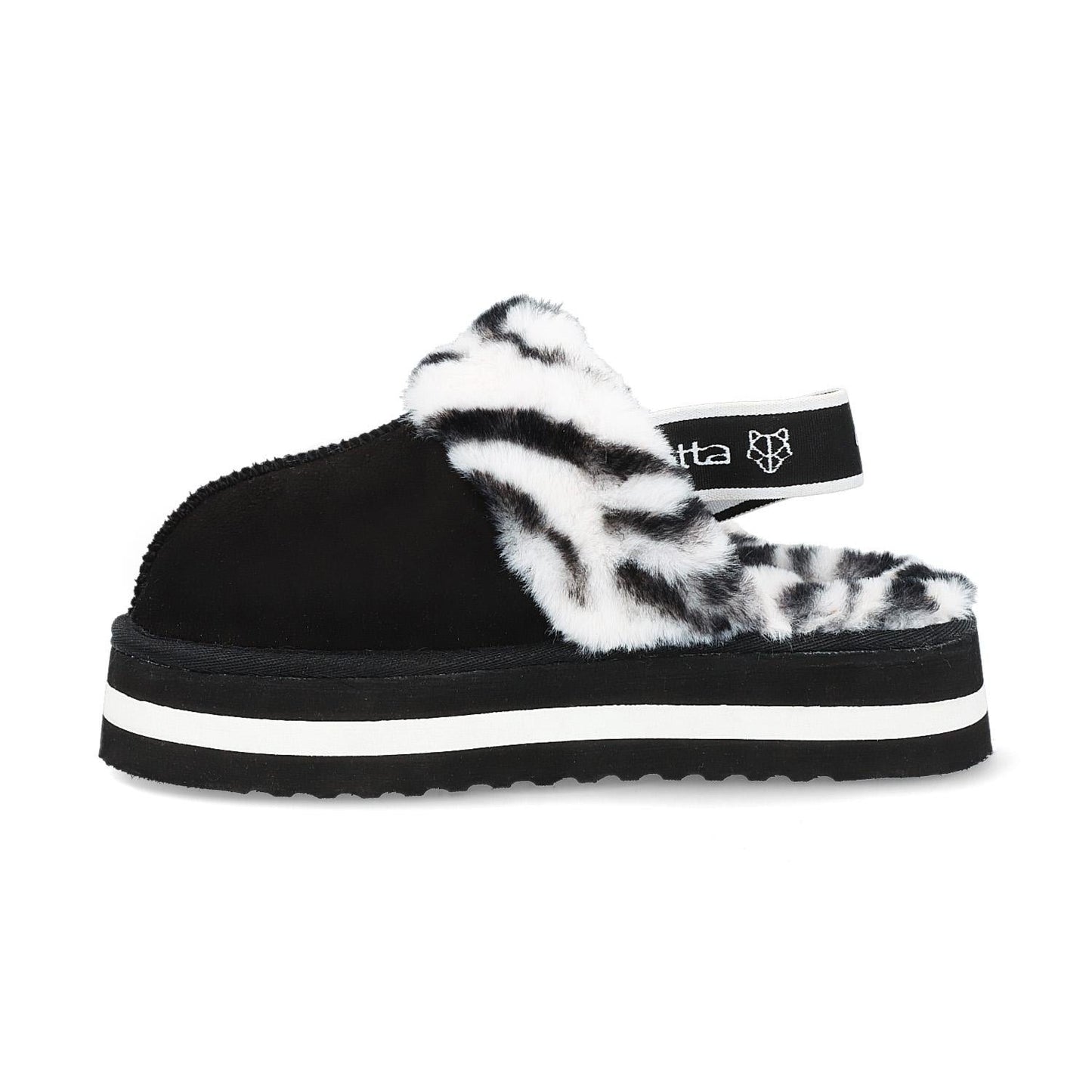 Slipper Negra Mujer 15311