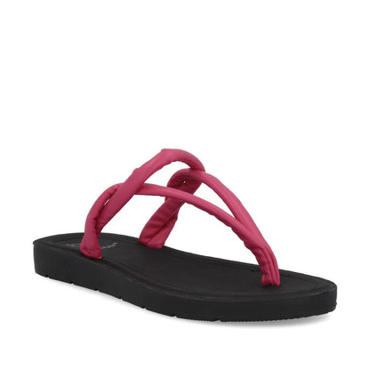 Sandalia Plana Fucsia Mujer 13254