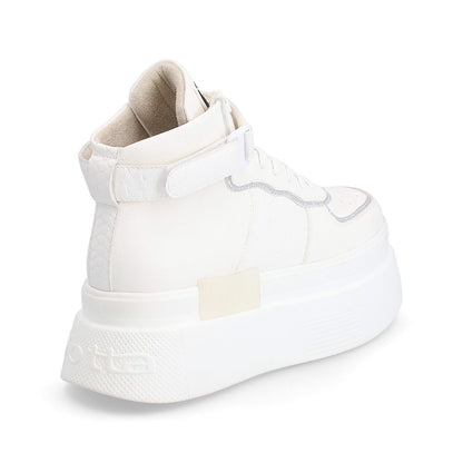 Tenis Plataforma Blanco Mujer 13413