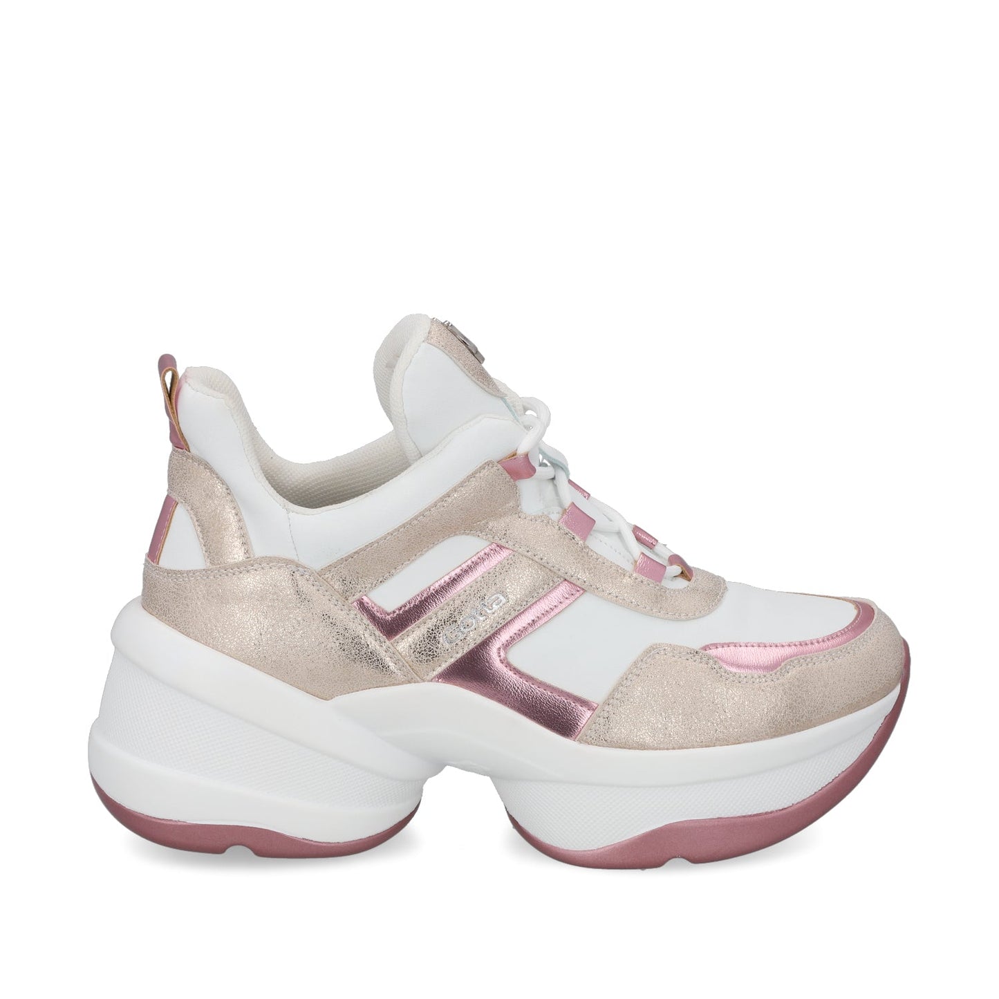 Tenis Plataforma Rosada Mujer 13162