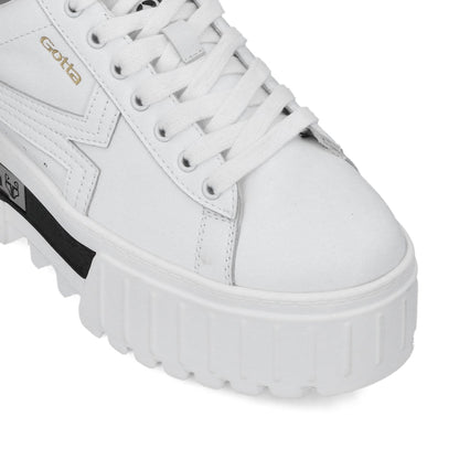 Tenis Plataforma Blanco Mujer 23243