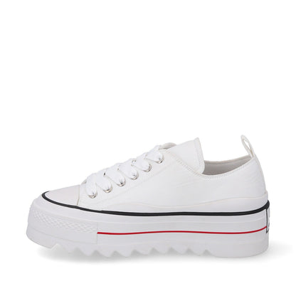 Tenis Plataforma Blanco Mujer 33741