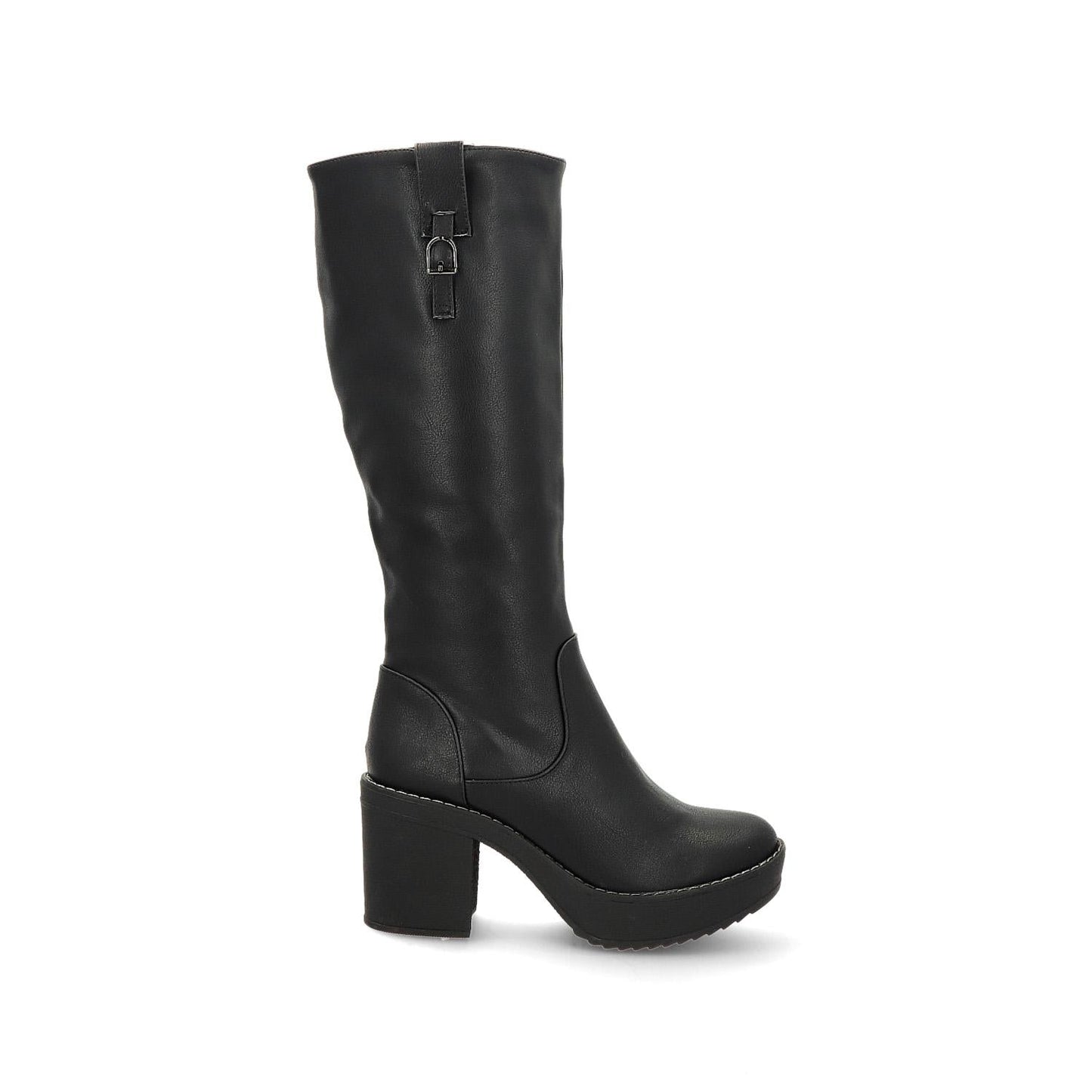 Bota Tacón Negra Mujer 13501