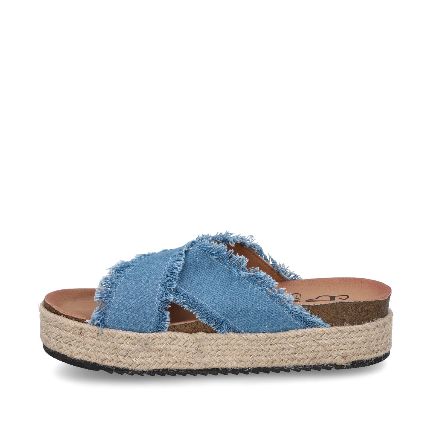 Sandalia Plaforma Denim Mujer 23195