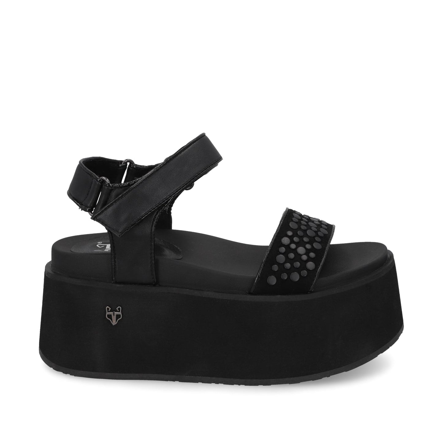 Sandalia Negra Mujer 35185