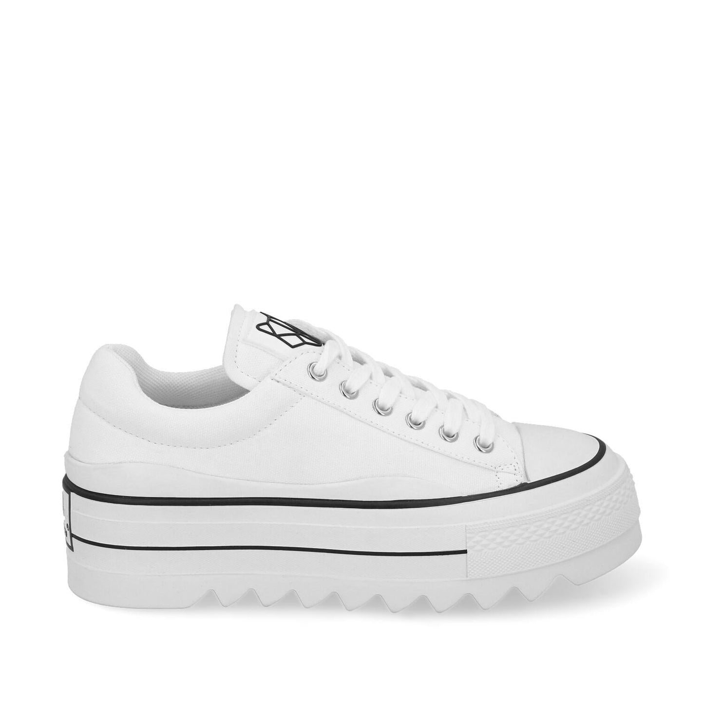 Tenis Plataforma Blanco Mujer 33740