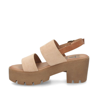 Sandalia Beige Mujer 43021