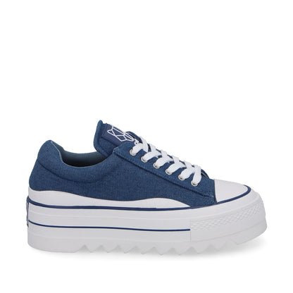 Tenis Plataforma Denim Mujer 33740