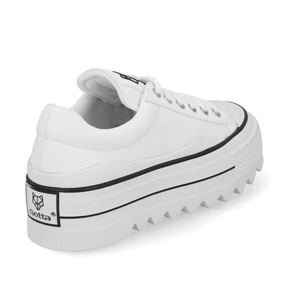 Tenis Plataforma Blanco Mujer 33740