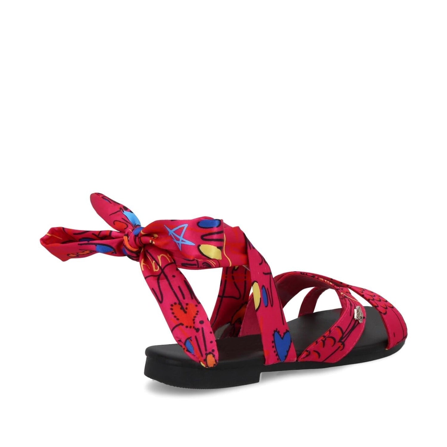 Sandalia Plana Multicolor Mujer 33712