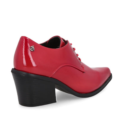 Zapato Tacón Rojo Mujer 33763