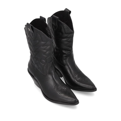 Bota Texana Negra Mujer 33751