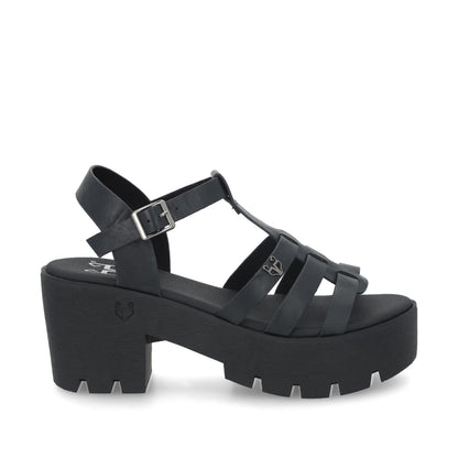 Sandalia Negra Mujer 43023