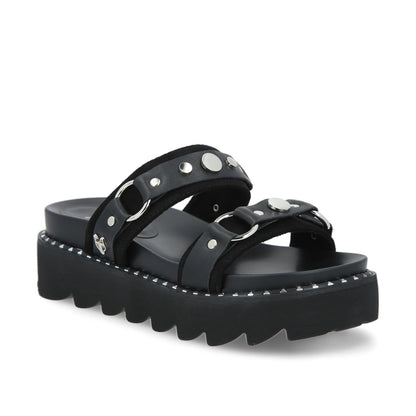 Sandalia Negra Mujer 1573B