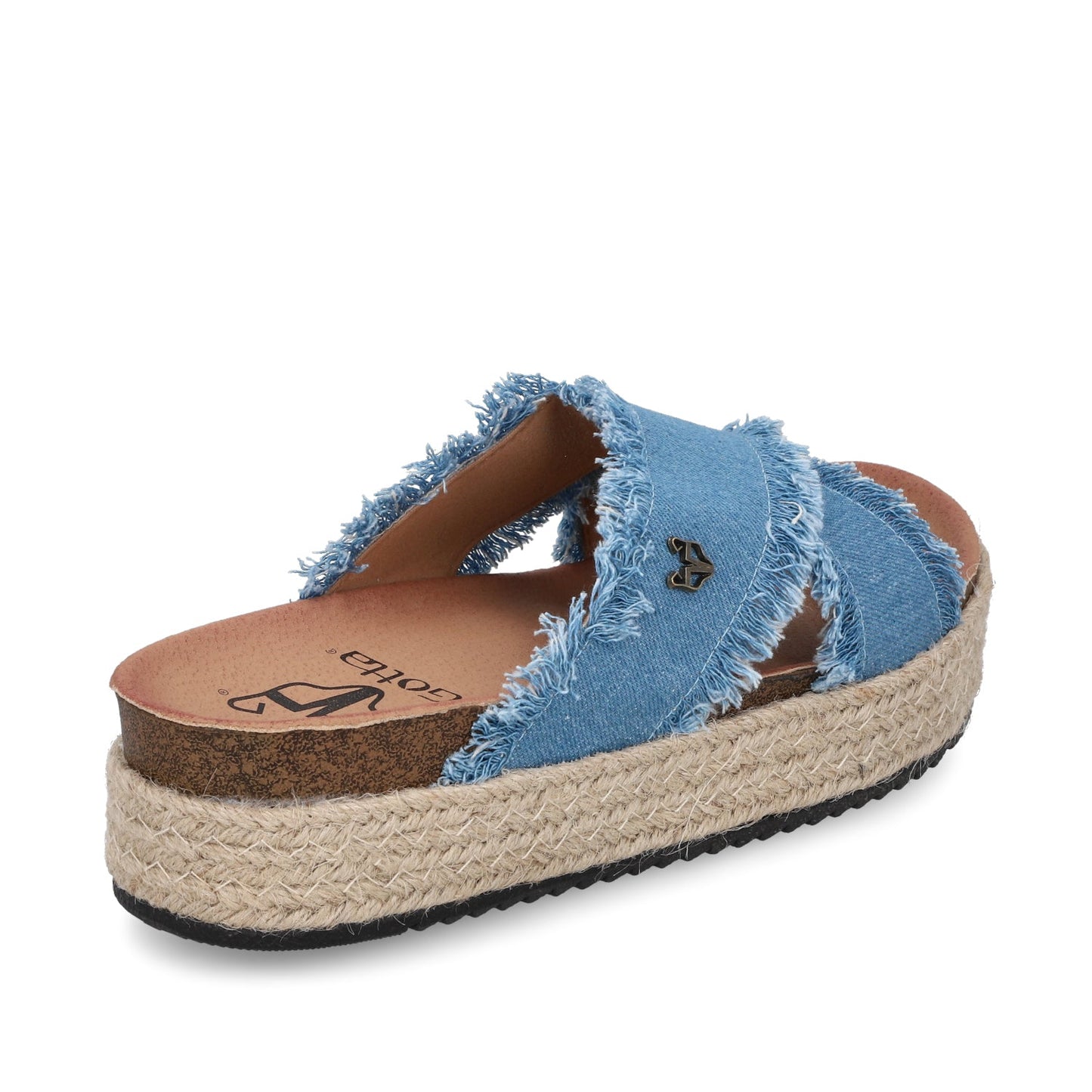 Sandalia Plaforma Denim Mujer 23195