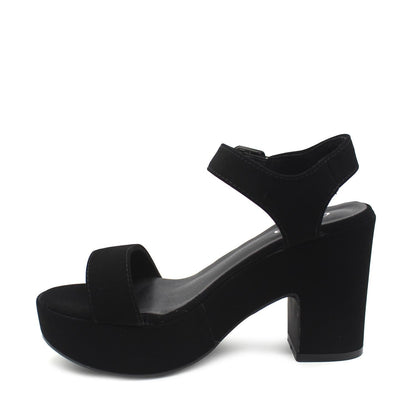 Sandalia Negra Mujer C5473