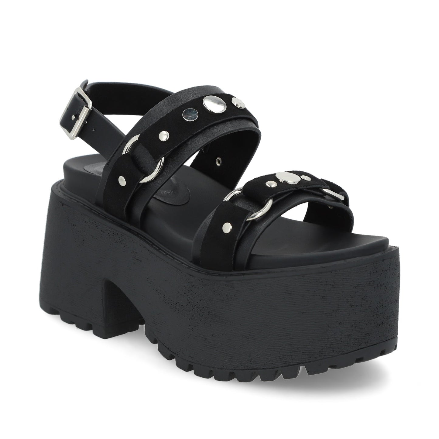 Sandalia Negra Mujer 1567B