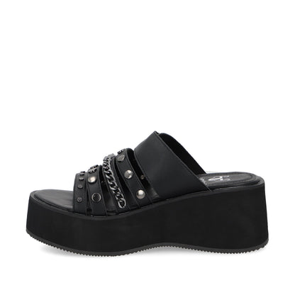 Sandalia Negra Mujer 45841