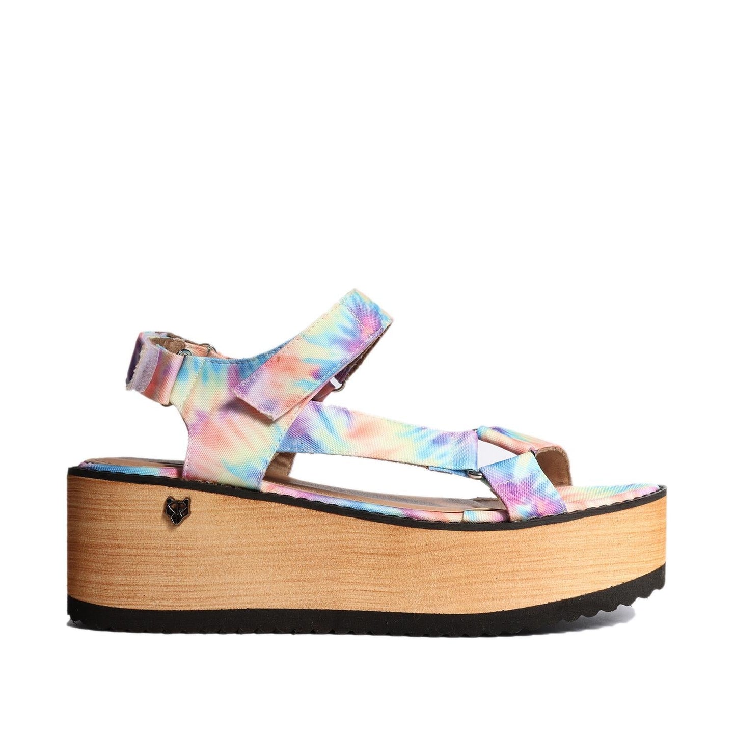 Sandalia Plataforma Multicolor Mujer 15611