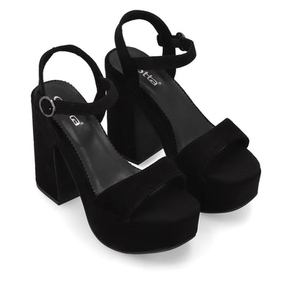 Zapatilla Negra Mujer 45910