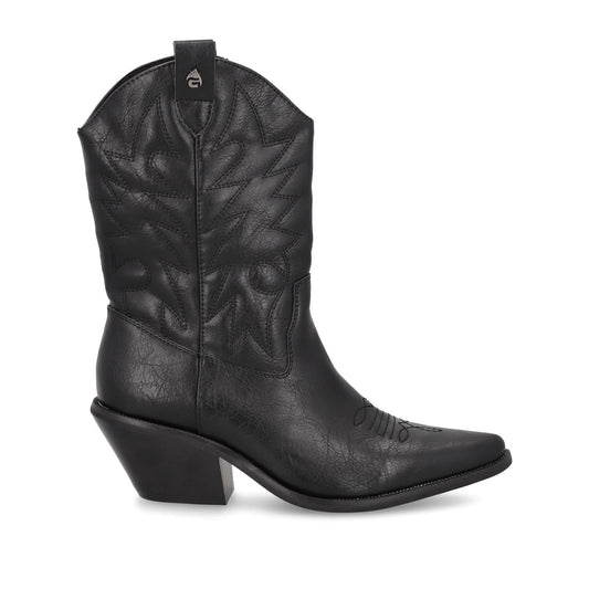 Bota Texana Negra Mujer 33751