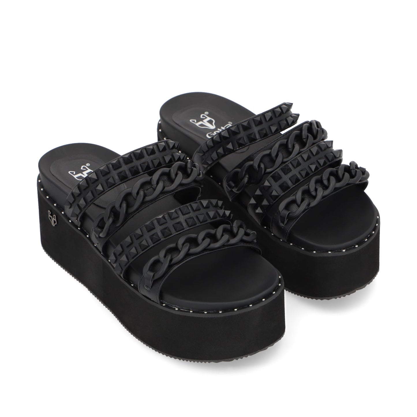 Sandalia Negra B Mujer 1566B