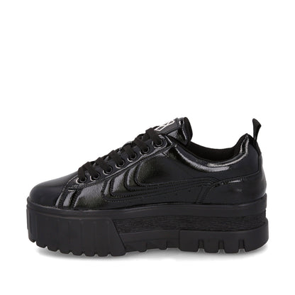 Tenis Plataforma Negro Mujer 23240