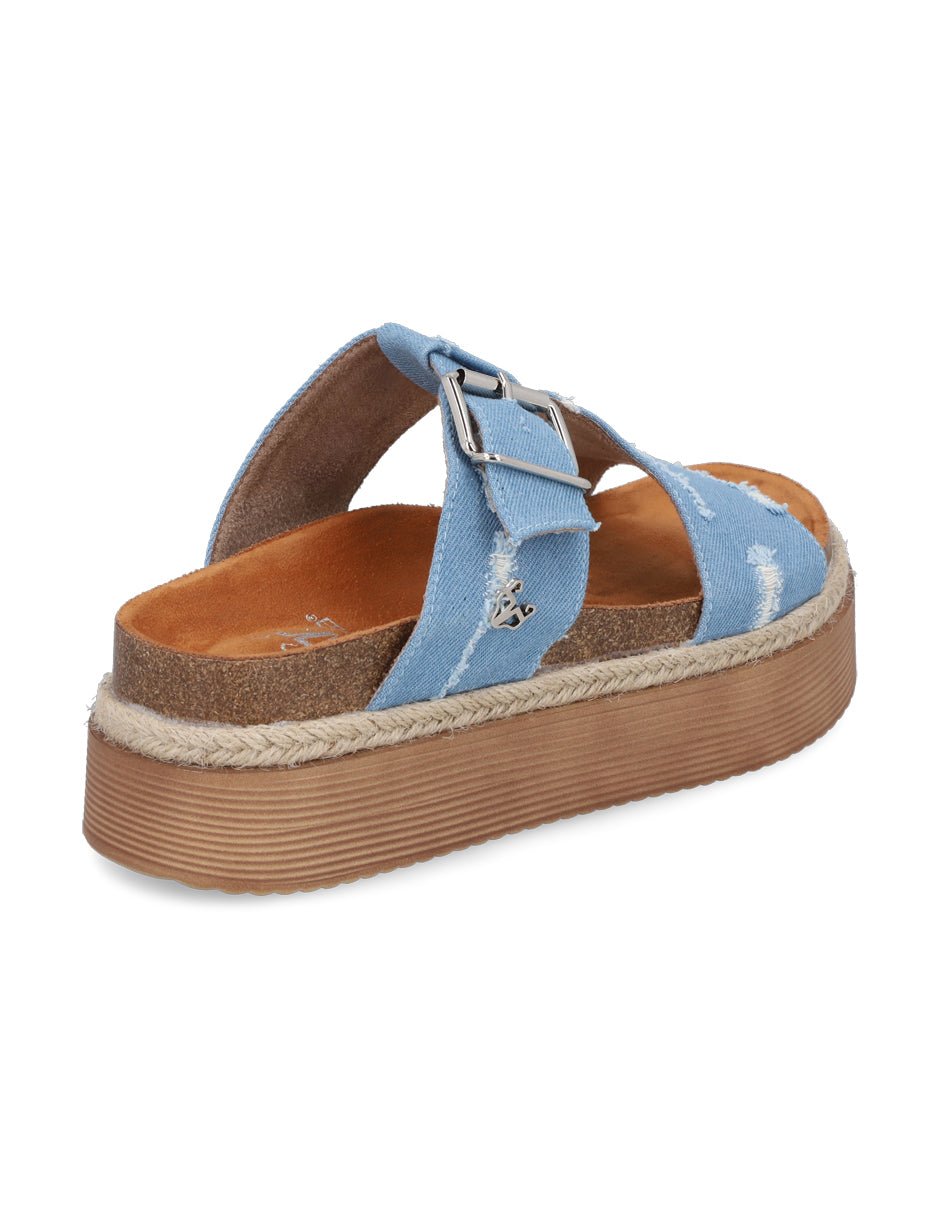 Sandalia Denim Mujer 45861