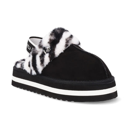 Slipper Negra Mujer 15311