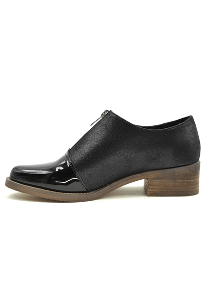 Zapato Charol Negro Mujer 87159