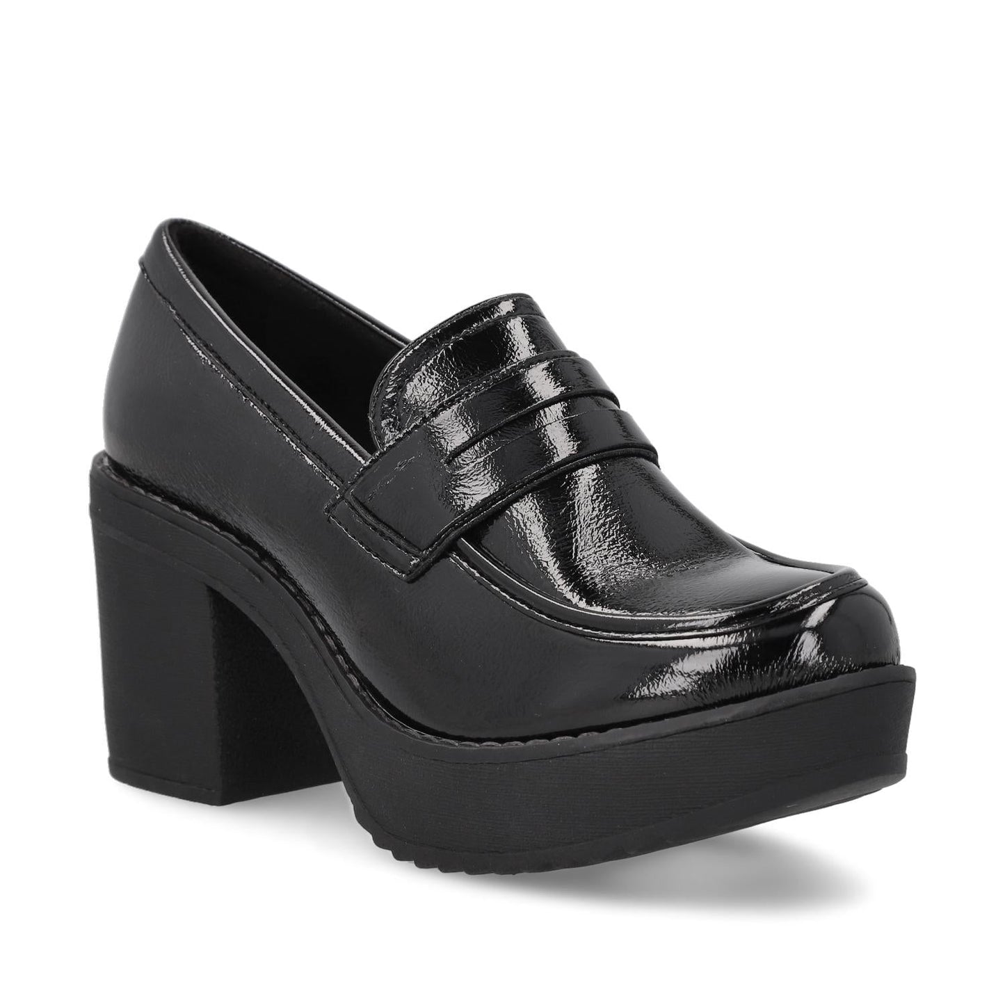 Zapato Negro Charol Mujer 13503