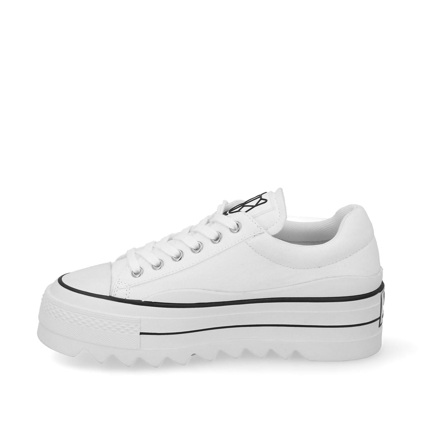 Tenis Plataforma Blanco Mujer 33740