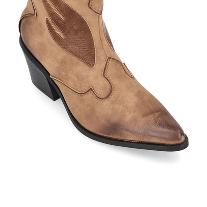 Bota Texana Camel Mujer 33760