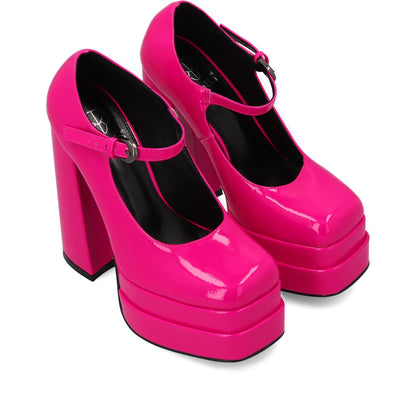 Zapato Plataforma Fucsia Mujer 25913