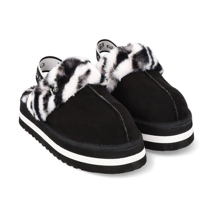 Slipper Negra Mujer 15311