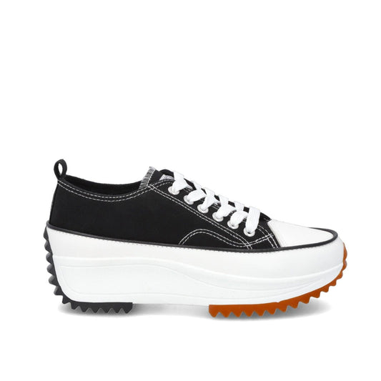 Tenis Plataforma Negro Mujer 25970