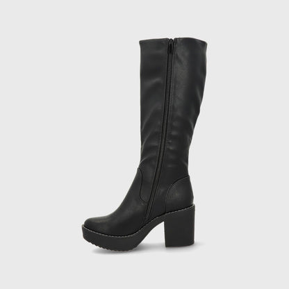 Bota Tacón Negra Mujer 13501