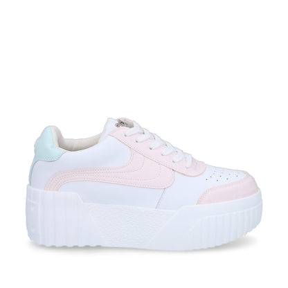 Tenis Cuero Rosa Mujer 13142