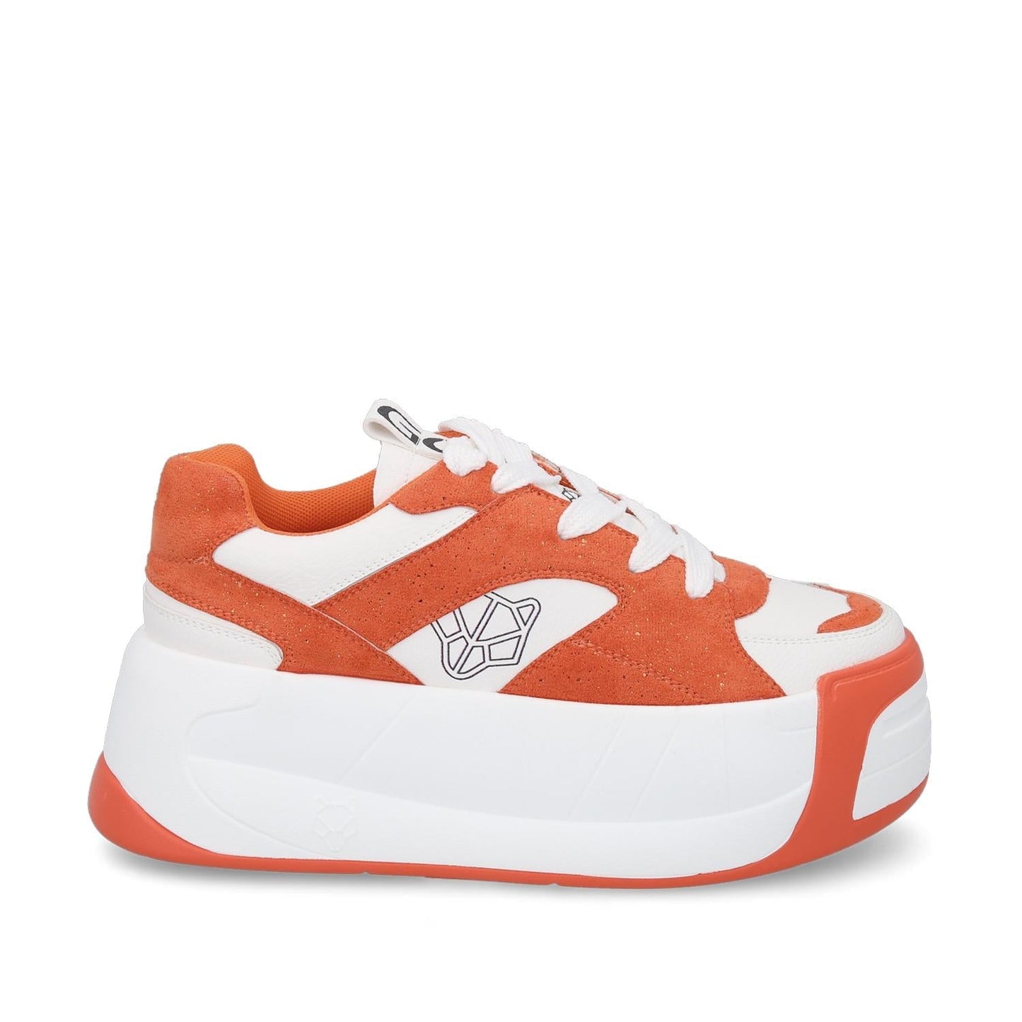 Tenis Plataforma Naranja Mujer C7325