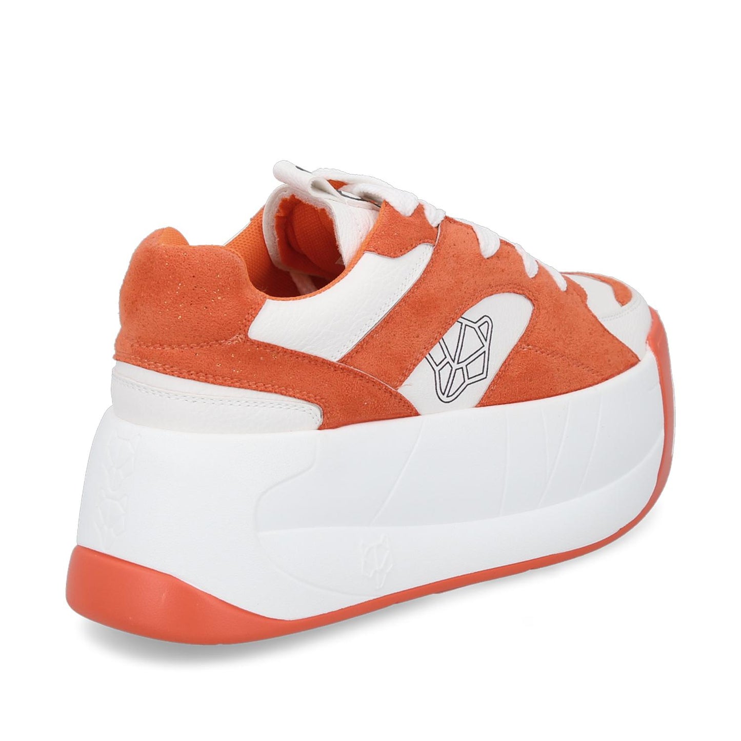 Tenis Plataforma Naranja Mujer C7325