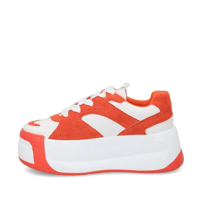 Tenis Plataforma Naranja Mujer C7325