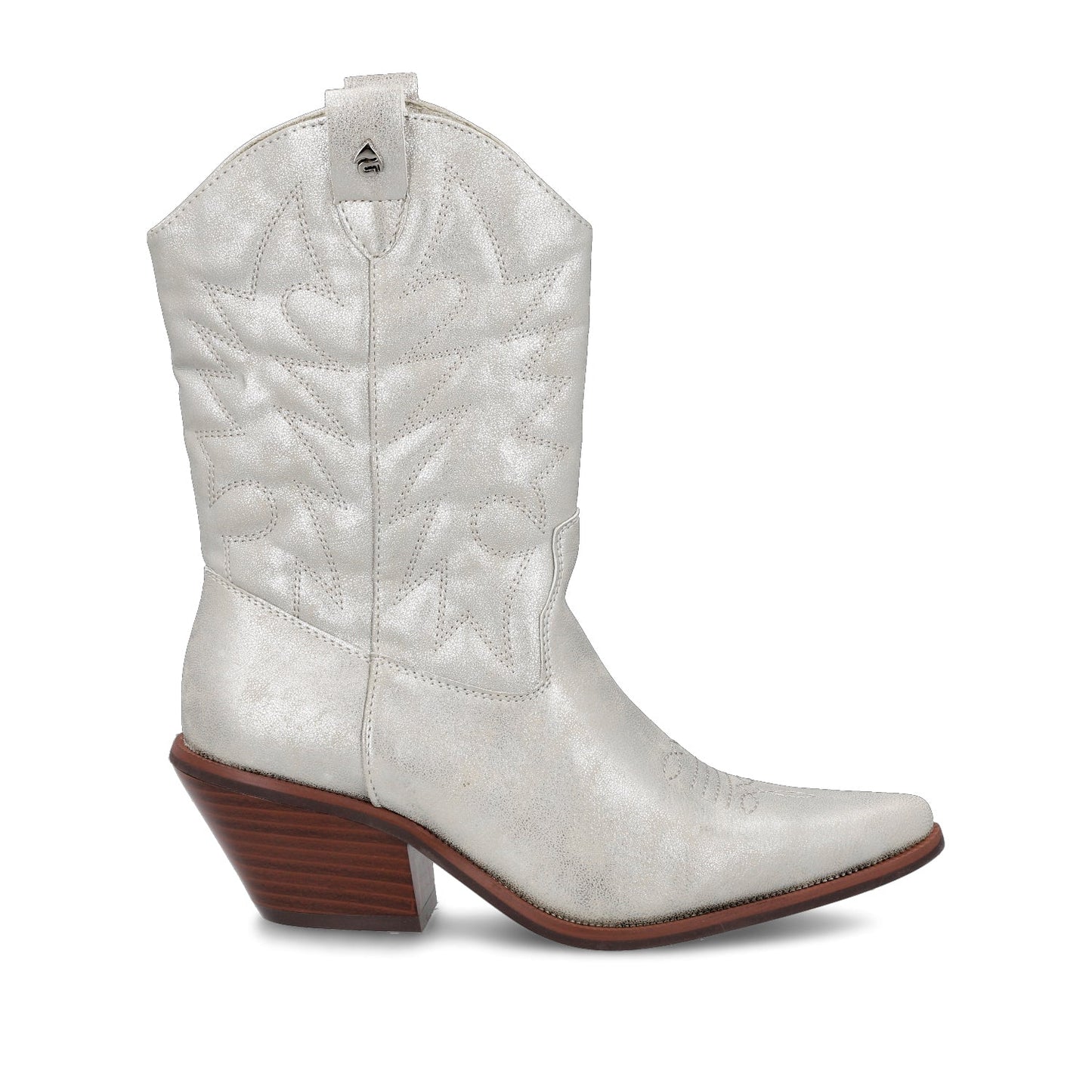 Bota Texana Plateada Mujer 33751