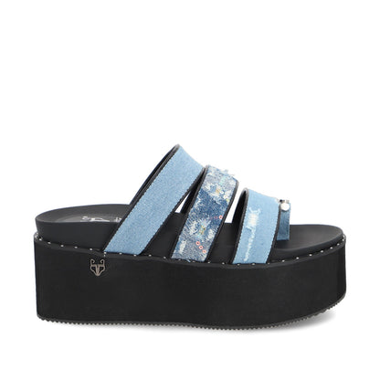 Sandalia Denim Mujer 15662