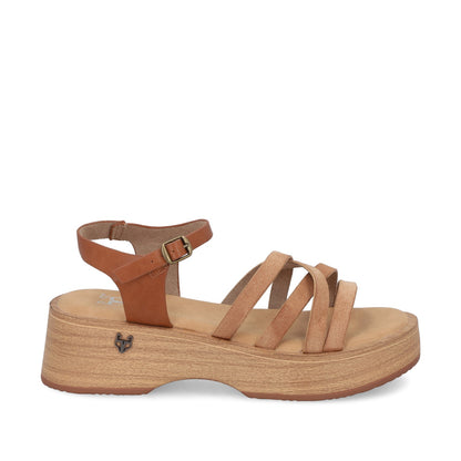 Sandalia Beige Mujer 45892