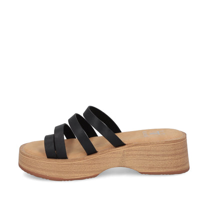 Sandalia Negra Mujer 45891